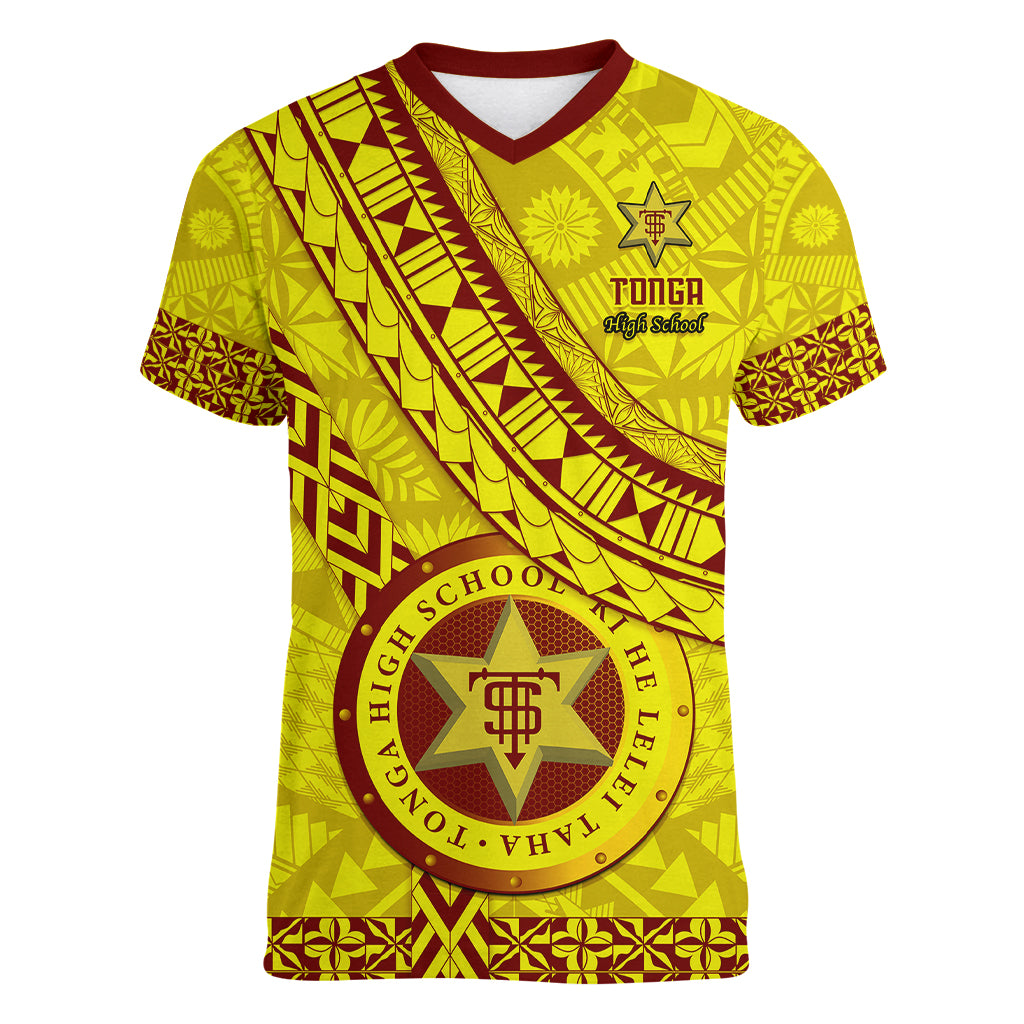 custom-tonga-high-school-women-v-neck-t-shirt-tongan-kupesi-pattern