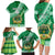 Custom Saineha High School Family Matching Long Sleeve Bodycon Dress and Hawaiian Shirt Tongan Kupesi Pattern LT05 - Polynesian Pride