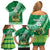 Custom Saineha High School Family Matching Off Shoulder Short Dress and Hawaiian Shirt Tongan Kupesi Pattern LT05 - Polynesian Pride