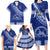 Custom Tupou College Family Matching Long Sleeve Bodycon Dress and Hawaiian Shirt Tongan Kupesi Pattern LT05 - Polynesian Pride