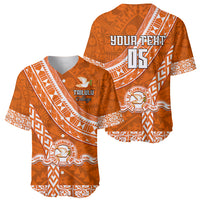 Custom Tailulu College Baseball Jersey Tongan Kupesi Pattern LT05 - Polynesian Pride