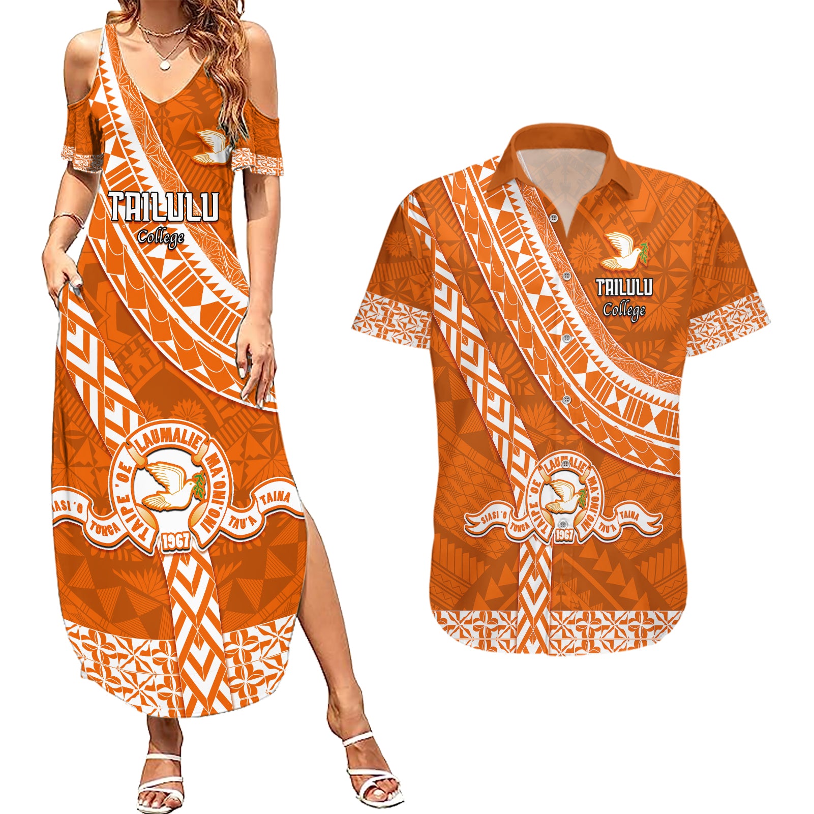 custom-tailulu-college-couples-matching-summer-maxi-dress-and-hawaiian-shirt-tongan-kupesi-pattern