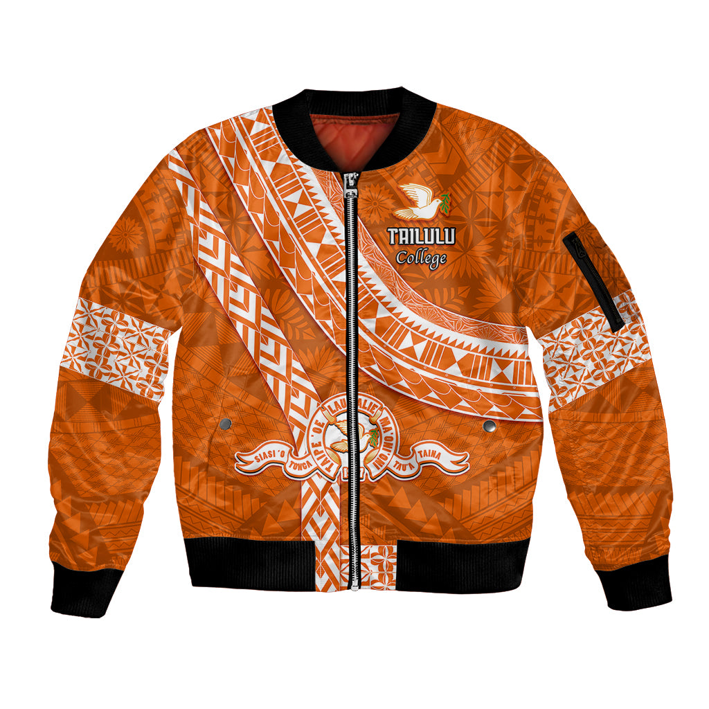 custom-tailulu-college-sleeve-zip-bomber-jacket-tongan-kupesi-pattern