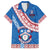 Custom Apifoou College Family Matching Summer Maxi Dress and Hawaiian Shirt Tongan Kupesi Pattern LT05 Dad's Shirt - Short Sleeve Blue - Polynesian Pride