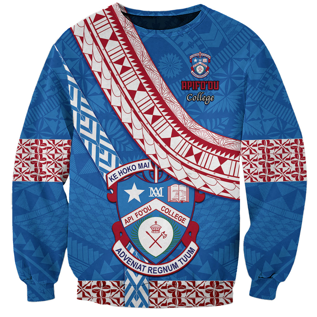 custom-apifoou-college-sweatshirt-tongan-kupesi-pattern