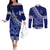 custom-queen-salote-college-couples-matching-off-the-shoulder-long-sleeve-dress-and-long-sleeve-button-shirts-tongan-kupesi-pattern