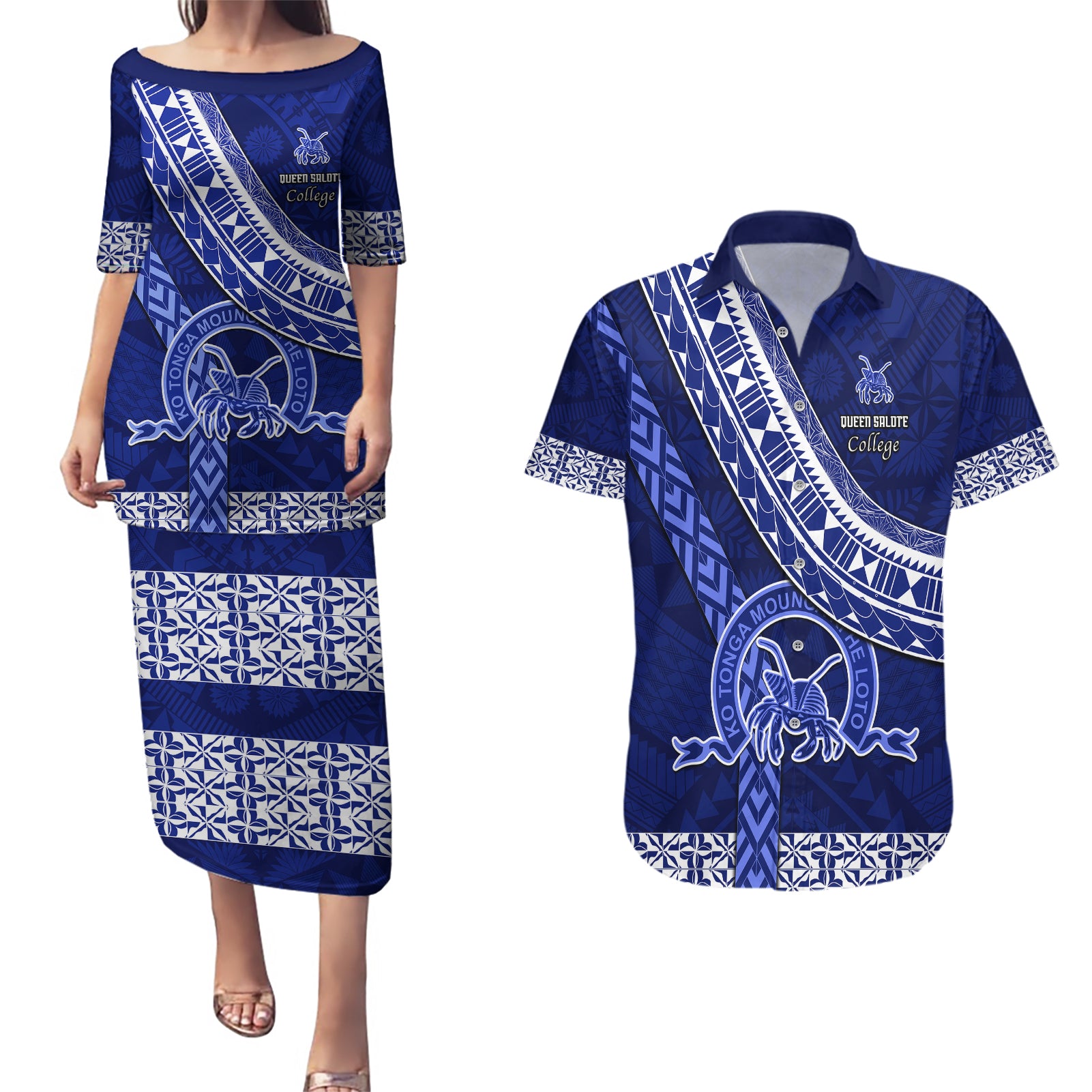 custom-queen-salote-college-couples-matching-puletasi-dress-and-hawaiian-shirt-tongan-kupesi-pattern