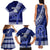 Custom Queen Salote College Family Matching Tank Maxi Dress and Hawaiian Shirt Tongan Kupesi Pattern LT05 - Polynesian Pride