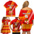 Custom Kolisi Tonga Family Matching Off Shoulder Short Dress and Hawaiian Shirt Tongan Kupesi Pattern LT05 - Polynesian Pride