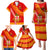 Custom Kolisi Tonga Family Matching Puletasi Dress and Hawaiian Shirt Tongan Kupesi Pattern LT05 - Polynesian Pride