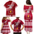 Custom Beulah College Family Matching Puletasi Dress and Hawaiian Shirt Tongan Kupesi Pattern LT05 - Polynesian Pride