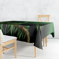 New Zealand Black Robin Tablecloth Karure Maori Koru Art Tattoo LT05 - Polynesian Pride