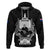 New Zealand Rugby Hoodie The Haka With Champions Cup LT05 Black - Polynesian Pride