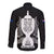 New Zealand Rugby Long Sleeve Button Shirt The Haka With Champions Cup LT05 - Polynesian Pride