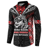 Aotearoa Mana Maori Button Sweatshirt Toitu Te Tiriti LT05 - Polynesian Pride