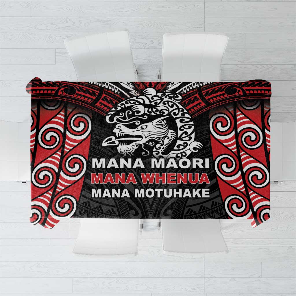 Aotearoa Mana Maori Tablecloth Toitu Te Tiriti