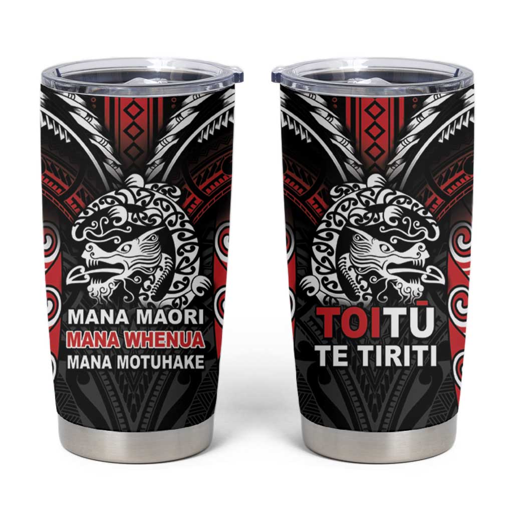 Aotearoa Mana Maori Tumbler Cup Toitu Te Tiriti