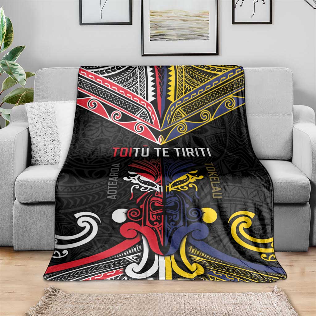 Tokelau And Aotearoa Blanket Together For Te Tiriti O Waitangi LT05 - Polynesian Pride