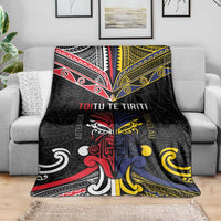 Tokelau And Aotearoa Blanket Together For Te Tiriti O Waitangi LT05 - Polynesian Pride