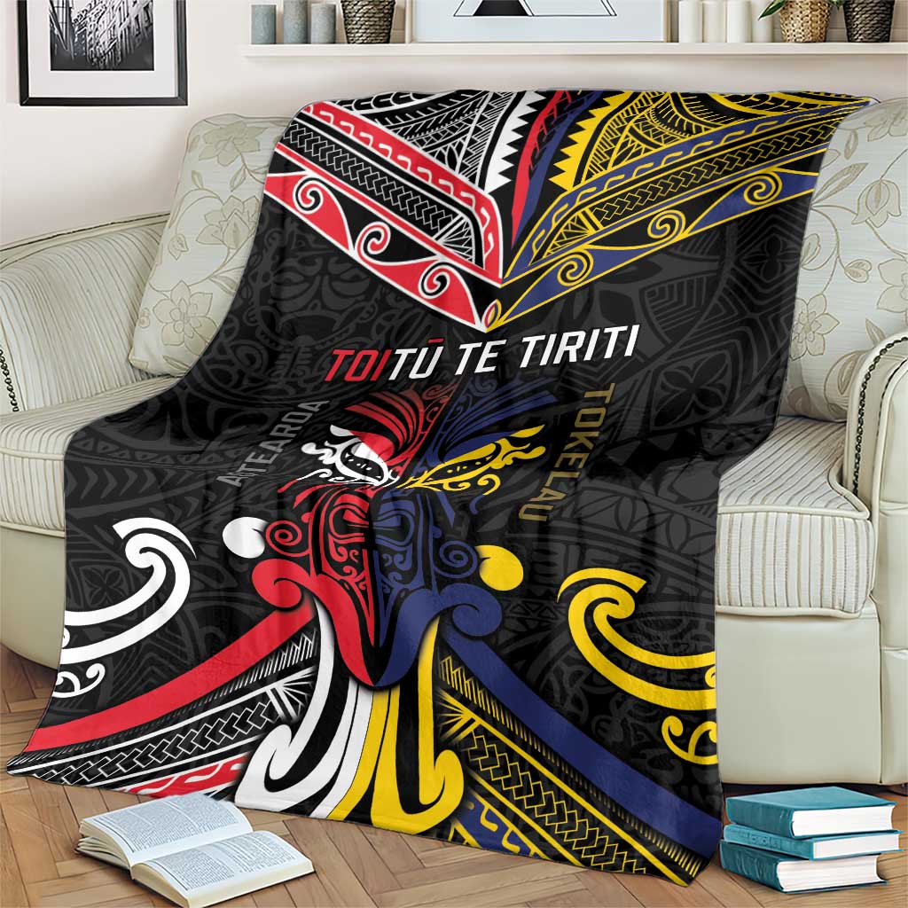 Tokelau And Aotearoa Blanket Together For Te Tiriti O Waitangi LT05 - Polynesian Pride