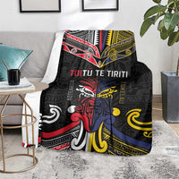 Tokelau And Aotearoa Blanket Together For Te Tiriti O Waitangi LT05 - Polynesian Pride