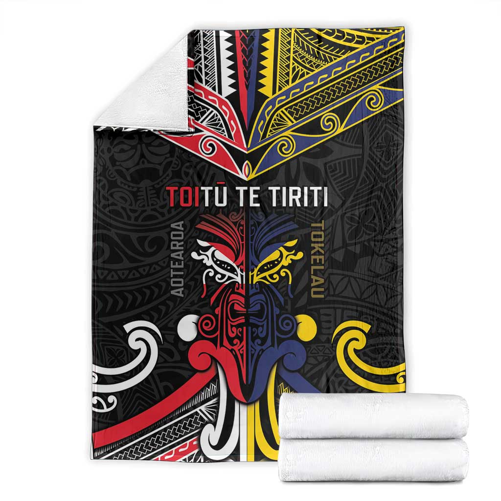 Tokelau And Aotearoa Blanket Together For Te Tiriti O Waitangi LT05 - Polynesian Pride