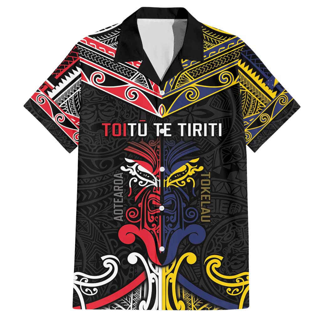 Tokelau And Aotearoa Hawaiian Shirt Together For Te Tiriti O Waitangi