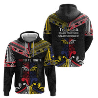 Tokelau And Aotearoa Hoodie Together For Te Tiriti O Waitangi LT05 - Polynesian Pride