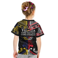 Tokelau And Aotearoa Kid T Shirt Together For Te Tiriti O Waitangi LT05 - Polynesian Pride