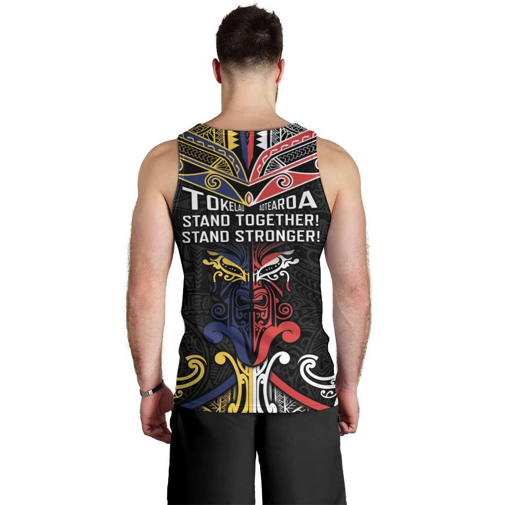 Tokelau And Aotearoa Men Tank Top Together For Te Tiriti O Waitangi LT05 - Polynesian Pride