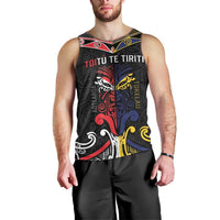 Tokelau And Aotearoa Men Tank Top Together For Te Tiriti O Waitangi LT05 - Polynesian Pride