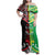 Cook Islands And Aotearoa Family Matching Off Shoulder Maxi Dress and Hawaiian Shirt Together For Te Tiriti O Waitangi