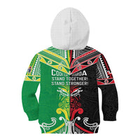 Cook Islands And Aotearoa Kid Hoodie Together For Te Tiriti O Waitangi LT05 - Polynesian Pride