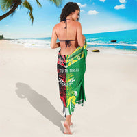 Cook Islands And Aotearoa Sarong Together For Te Tiriti O Waitangi LT05 - Polynesian Pride