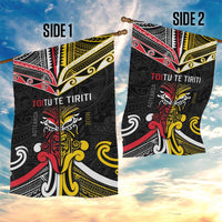 Niue And Aotearoa Garden Flag Together For Te Tiriti O Waitangi LT05 - Polynesian Pride