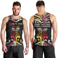 Niue And Aotearoa Men Tank Top Together For Te Tiriti O Waitangi LT05 - Polynesian Pride