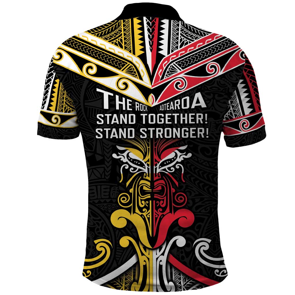Niue And Aotearoa Polo Shirt Together For Te Tiriti O Waitangi LT05 - Polynesian Pride