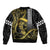 Hawaii Ikaika Warrior Helmet Bomber Jacket Gold Style