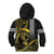 Hawaii Ikaika Warrior Helmet Kid Hoodie Gold Style