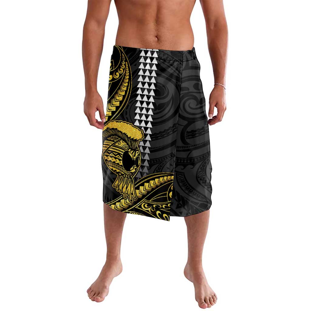 Hawaii Ikaika Warrior Helmet Lavalava Gold Style