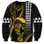 Hawaii Ikaika Warrior Helmet Sweatshirt Gold Style