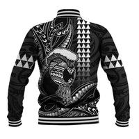 Hawaii Ikaika Warrior Helmet Baseball Jacket Black Tribal Tattoo LT05 - Polynesian Pride