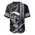 Hawaii Ikaika Warrior Helmet Baseball Jersey Black Tribal Tattoo