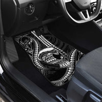 Hawaii Ikaika Warrior Helmet Car Mats Black Tribal Tattoo LT05 - Polynesian Pride