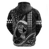 Hawaii Ikaika Warrior Helmet Hoodie Black Tribal Tattoo LT05 - Polynesian Pride