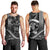 Hawaii Ikaika Warrior Helmet Men Tank Top Black Tribal Tattoo