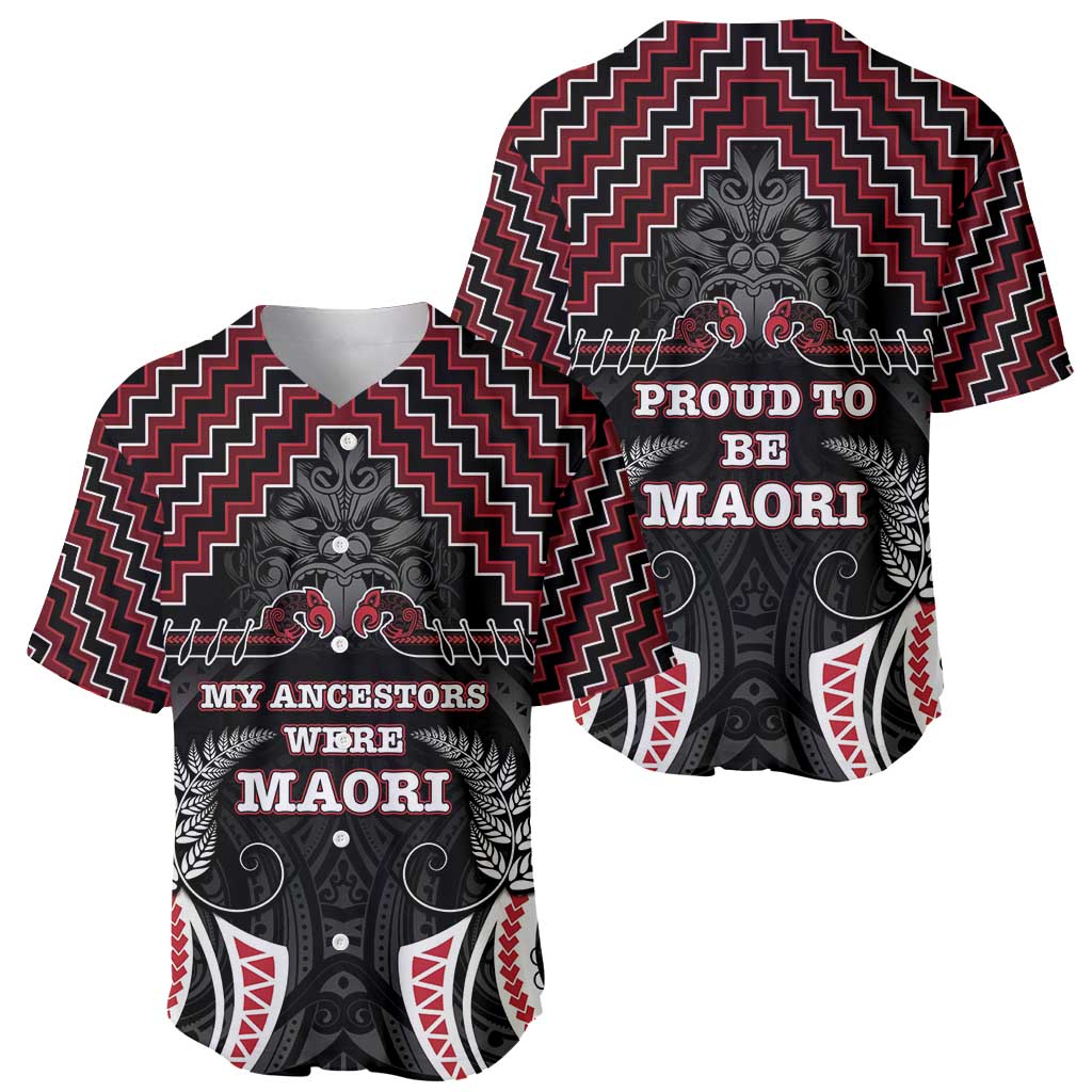 Aotearoa Baseball Jersey Proud To Be Maori LT05 - Polynesian Pride