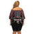 Aotearoa Off Shoulder Short Dress Proud To Be Maori