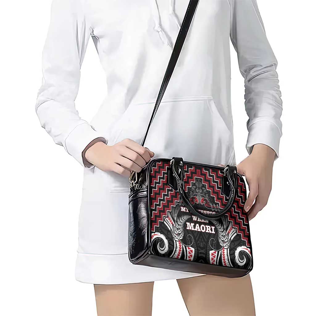 Aotearoa Shoulder Handbag Proud To Be Maori LT05 - Polynesian Pride