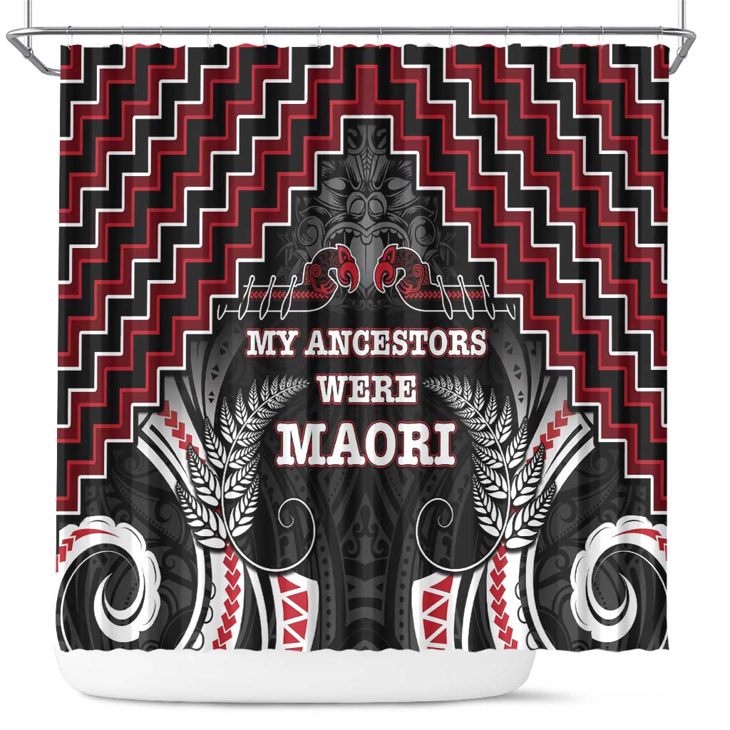 Aotearoa Shower Curtain Proud To Be Maori